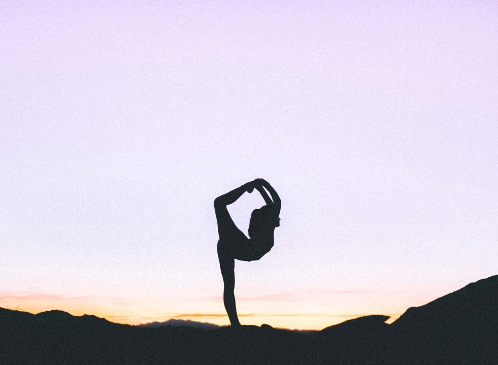 Vinyasa class in studio