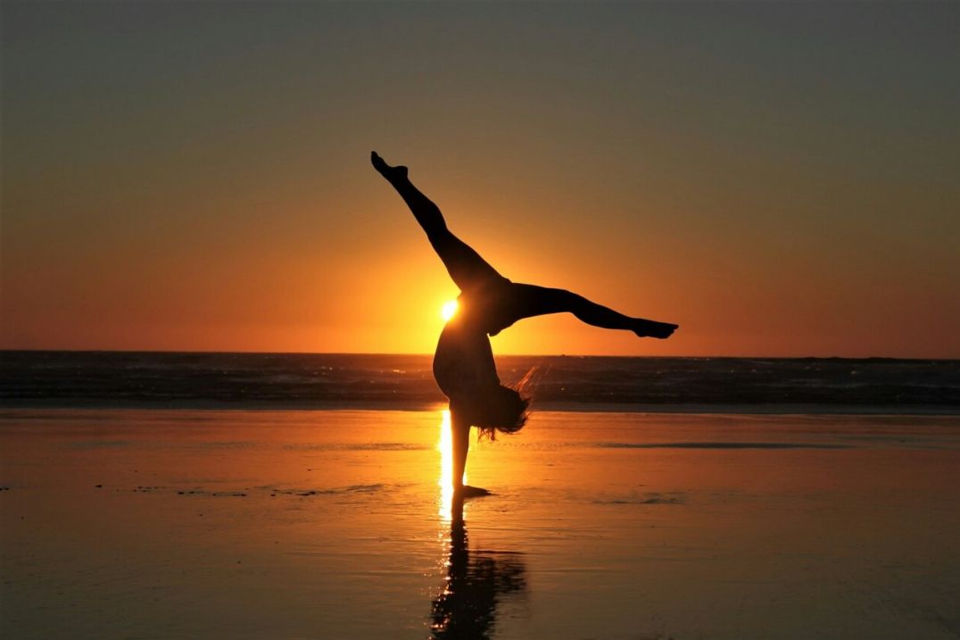 Beginner yoga class
